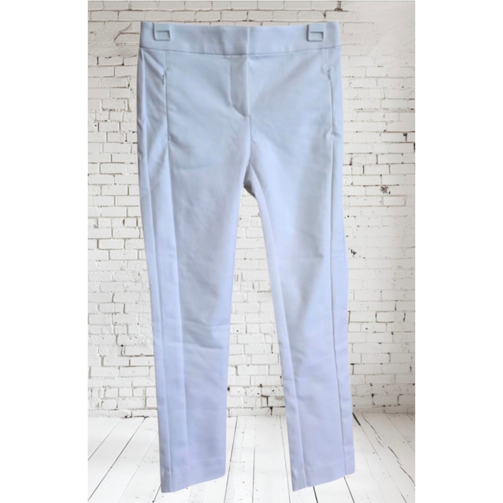 Loft  Slim Fit Crop Pants White Size 00P